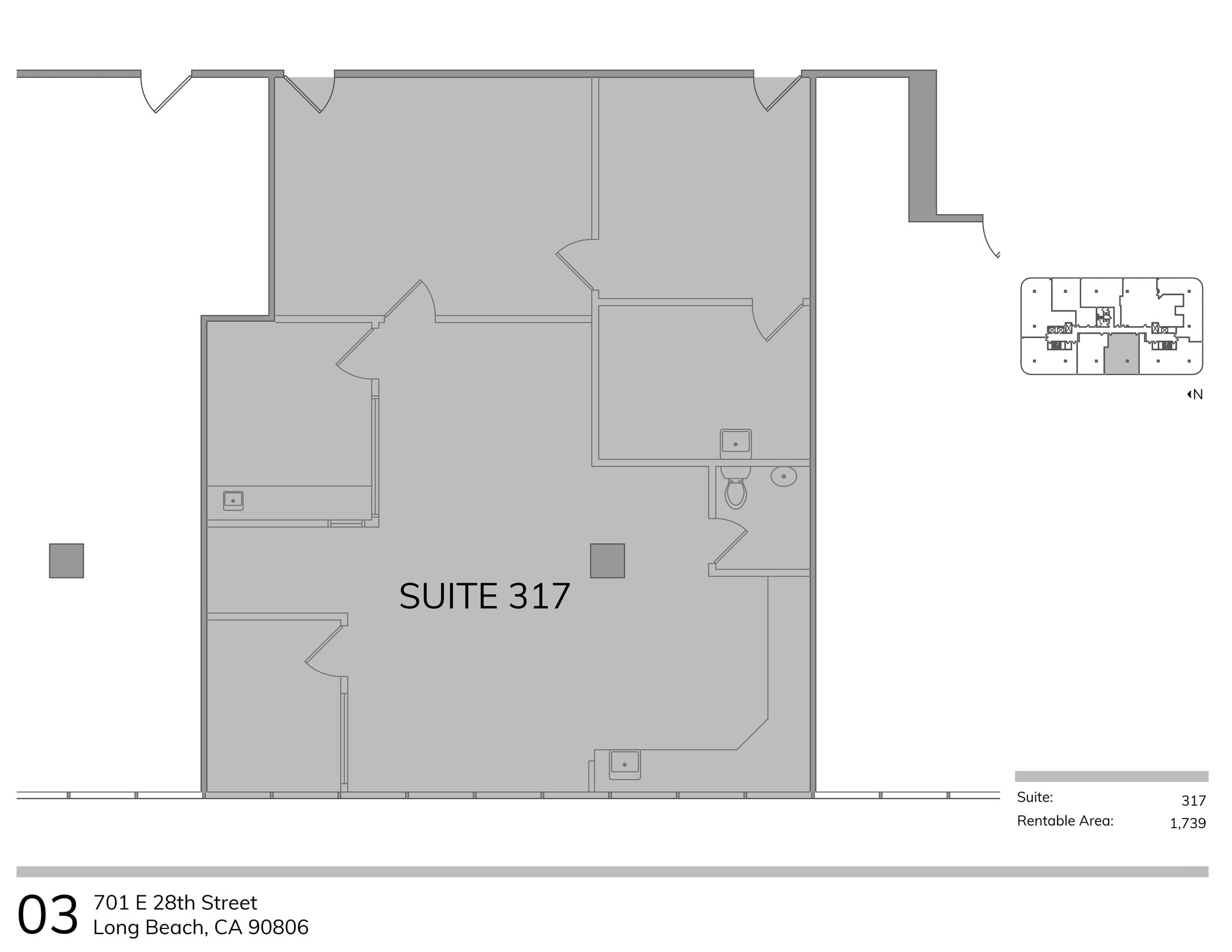 701 E 28th St, Long Beach, CA à louer Plan de site- Image 1 de 1