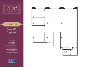 208 N Market St, Dallas, TX à louer Plan d  tage- Image 1 de 5