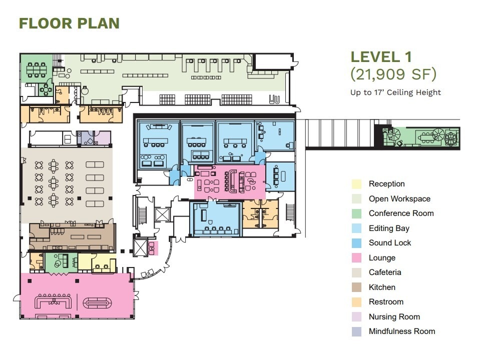 1377 N Serrano Ave, Los Angeles, CA à louer Plan d’étage- Image 1 de 1