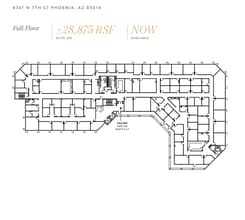 4745 N 7th St, Phoenix, AZ à louer Plan d’étage- Image 1 de 1