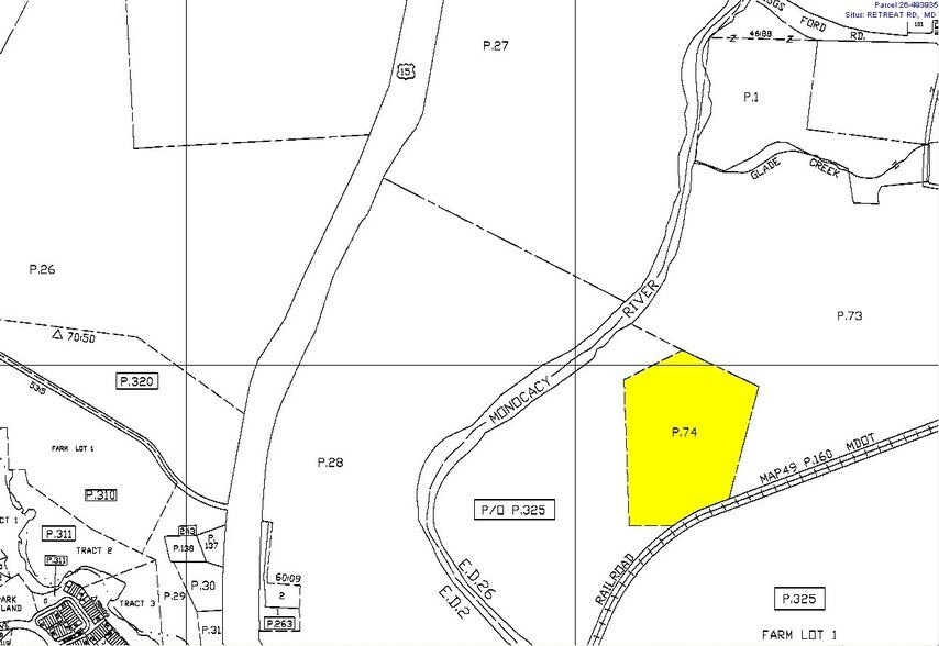 8301 Retreat Rd, Walkersville, MD à louer - Plan cadastral - Image 2 de 11