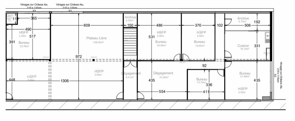 Office in Sotteville-lès-Rouen for lease - Floor Plan - Image 2 of 2