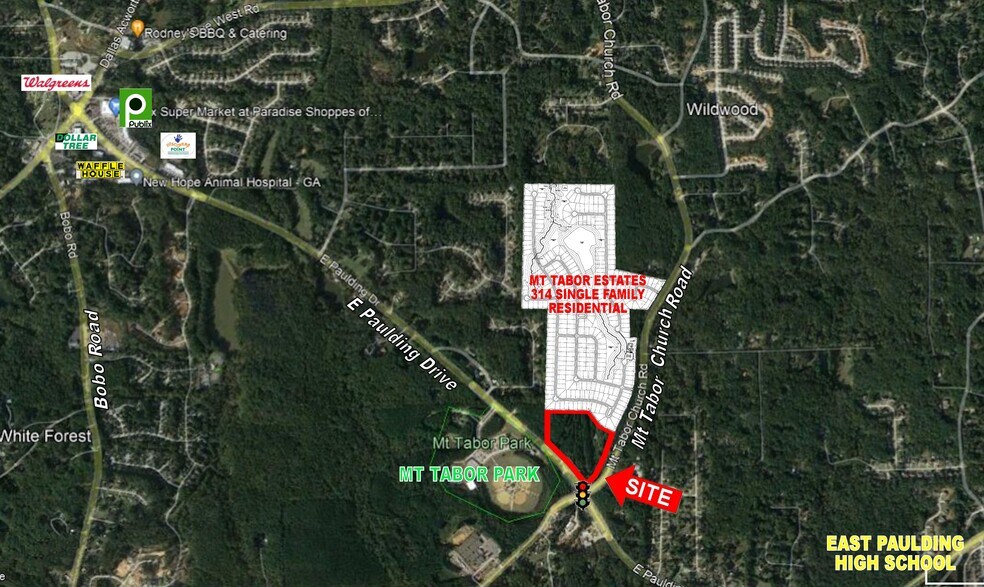 301 Banks Path, Dallas, GA à vendre - Aérien - Image 1 de 4