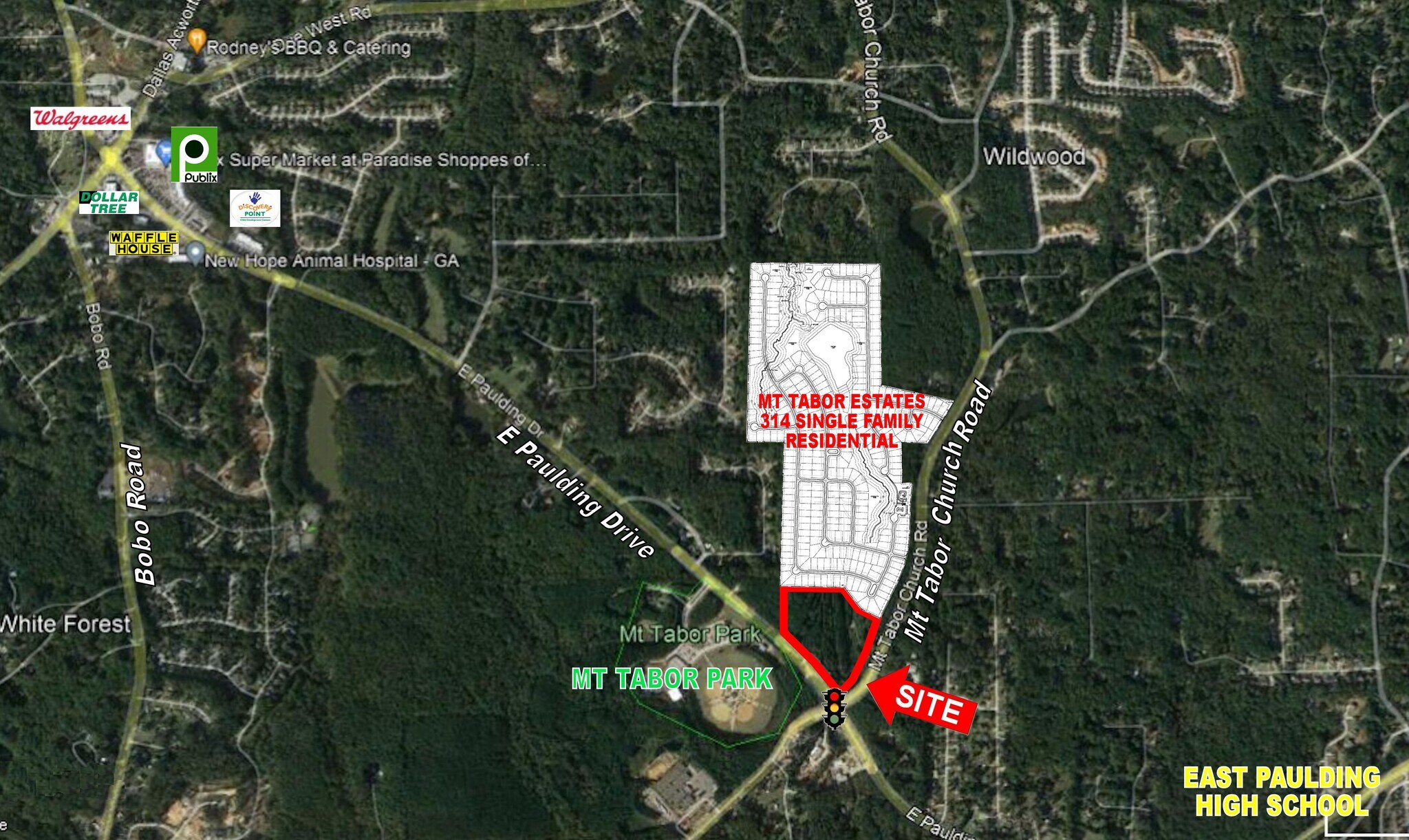 301 Banks Path, Dallas, GA à vendre Aérien- Image 1 de 5