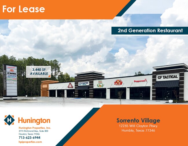 More details for 12235 Will  Clayton Blvd, Humble, TX - Retail for Lease