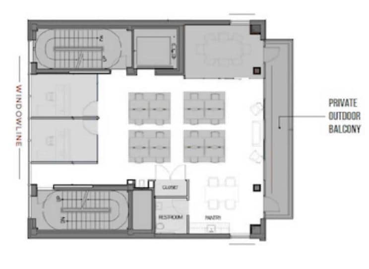915 F St NW, Washington, DC à louer Plan d’étage- Image 1 de 1