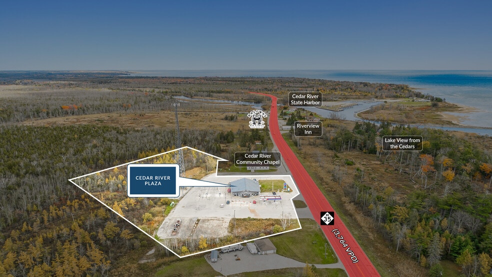 N8151 State Highway M35, Cedar River, MI for sale - Building Photo - Image 2 of 5