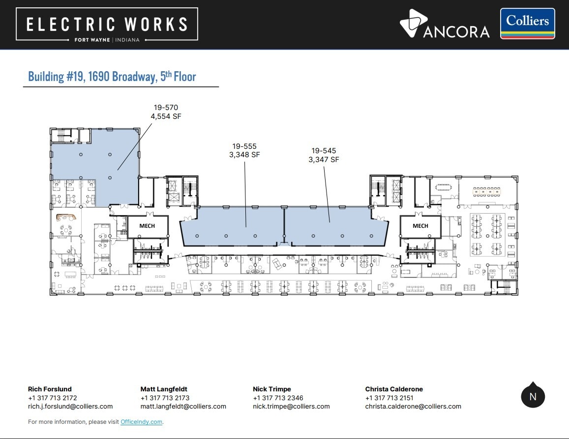 1690 Broadway, Fort Wayne, IN à louer Plan d’étage- Image 1 de 1