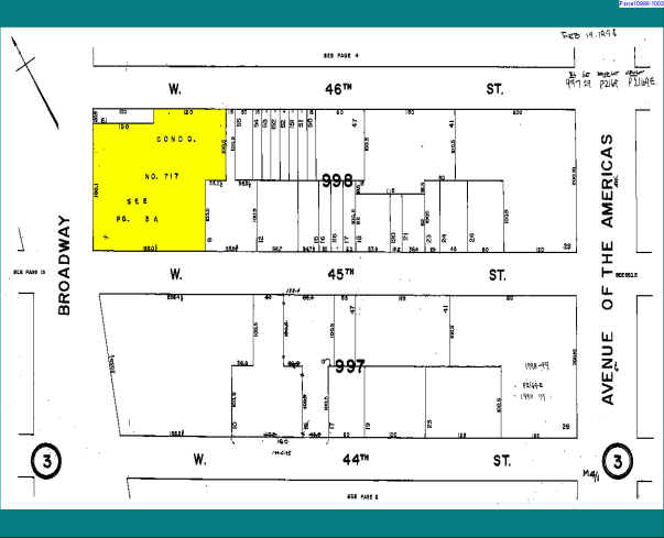 1540 Broadway, New York, NY à louer - Plan cadastral - Image 2 de 6