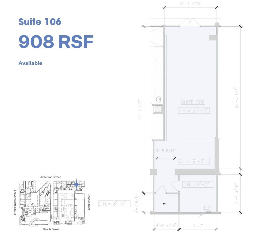 333 Jefferson St, San Francisco, CA for lease Floor Plan- Image 1 of 1