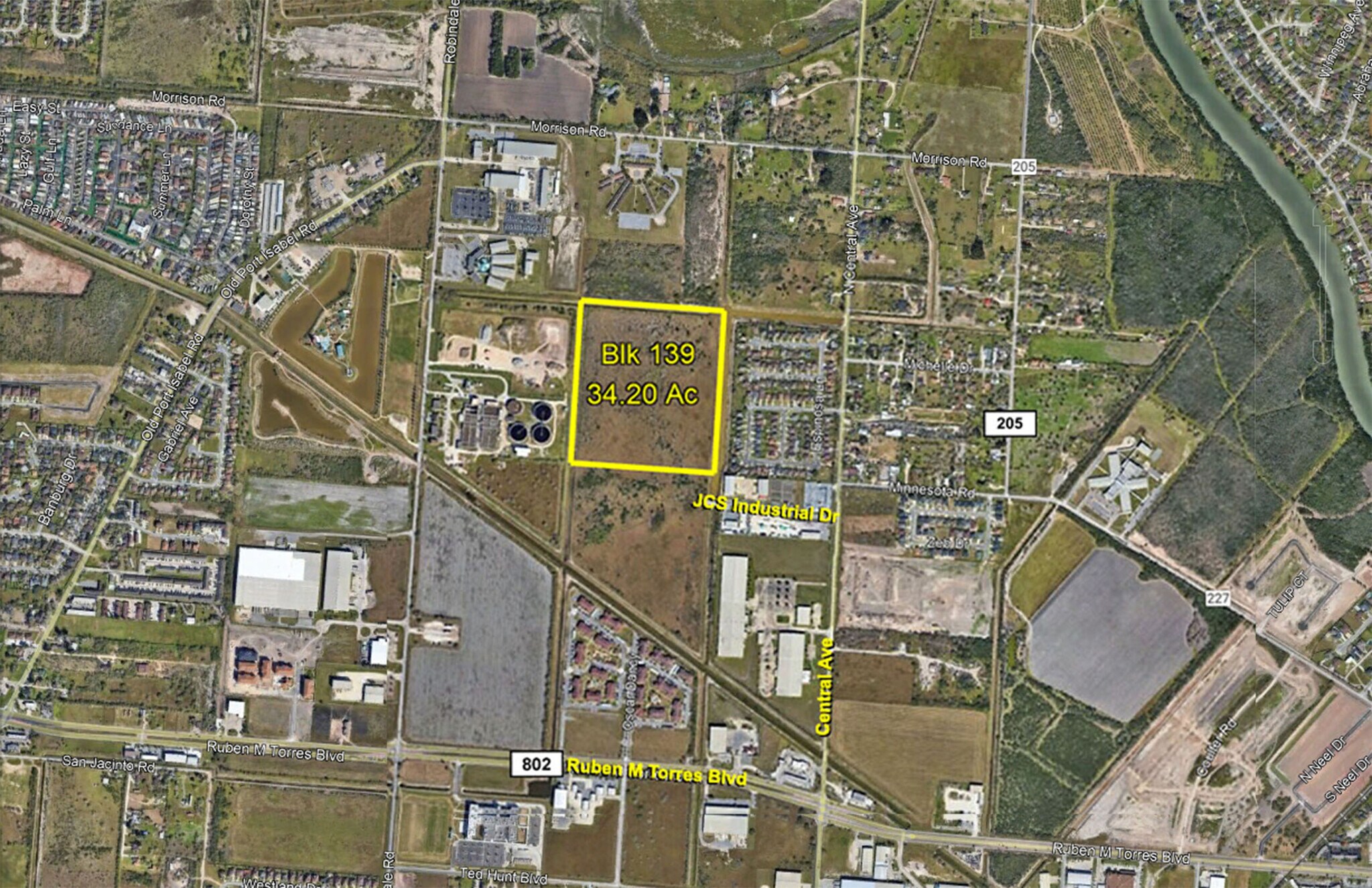 JCS Industrial Dr, Brownsville, TX à vendre Aérien- Image 1 de 2