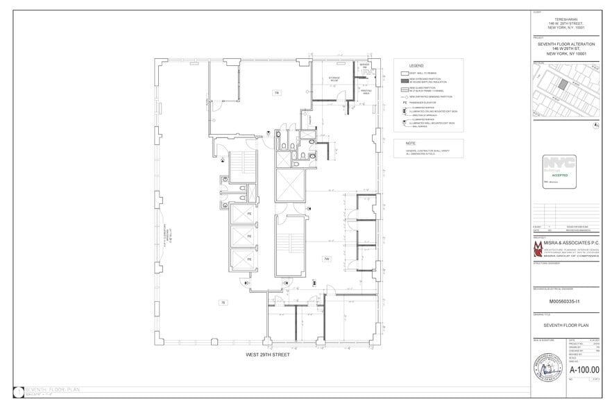 146 W 29th St, New York, NY à louer - Plan d’étage - Image 2 de 10