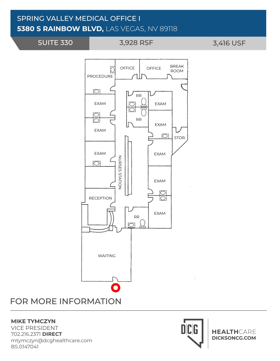 5380 S Rainbow Blvd, Las Vegas, NV for lease Floor Plan- Image 1 of 1