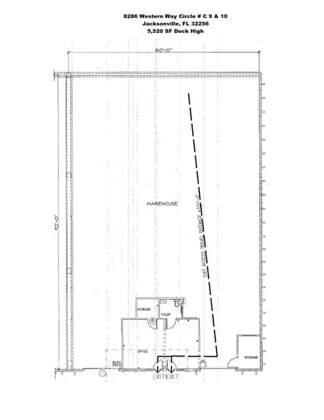 8286 Western Way Cir, Jacksonville, FL for lease - Floor Plan - Image 2 of 6