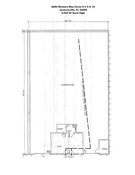 8286 Western Way Cir, Jacksonville, FL à louer - Plan d’étage - Image 2 de 6