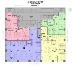 22 Cortlandt St, New York, NY for lease Floor Plan- Image 1 of 1