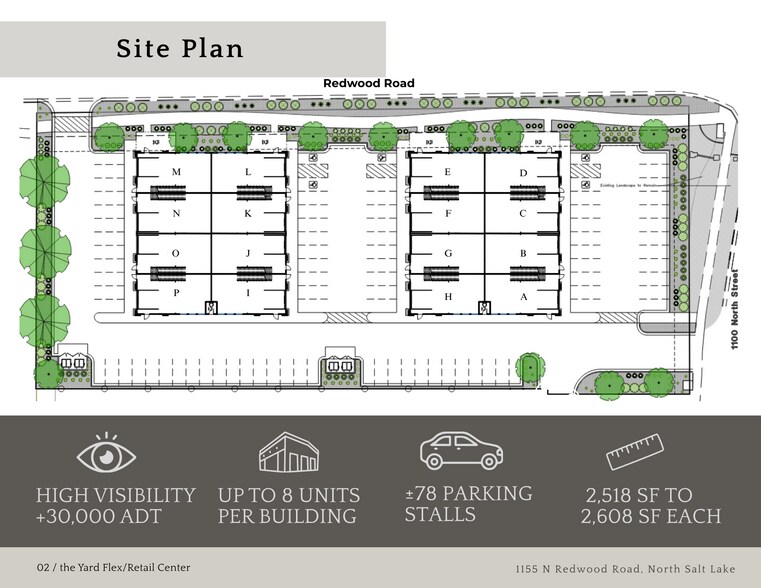 1155 Redwood Rd, North Salt Lake, UT à vendre - Plan de site - Image 2 de 8