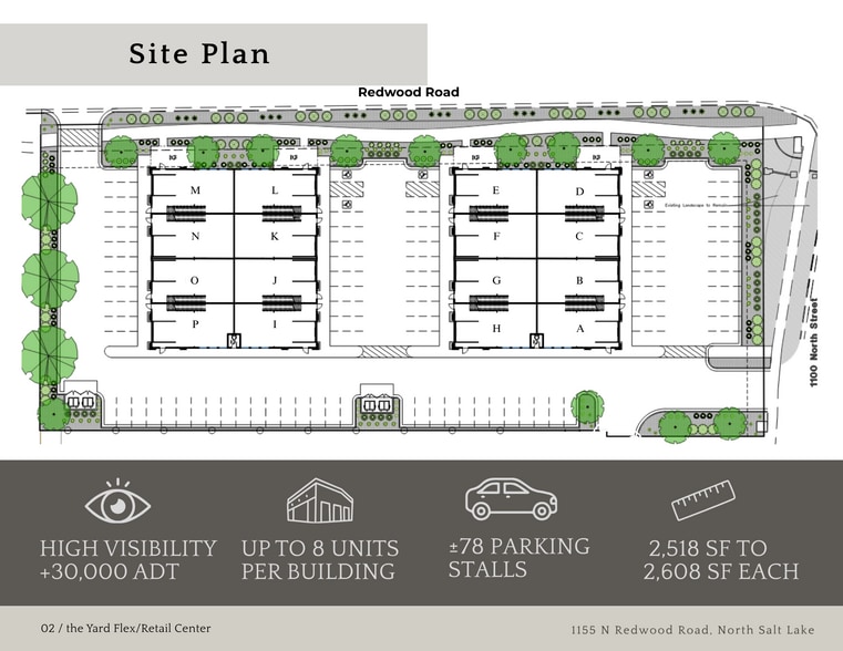 1155 Redwood Rd, North Salt Lake, UT for sale - Site Plan - Image 2 of 8