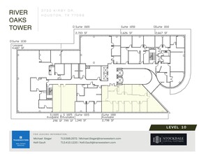 3730 Kirby Dr, Houston, TX à louer Plan d  tage- Image 2 de 2