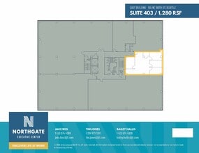 115 NE 100th St, Seattle, WA à louer Plan d’étage- Image 1 de 1