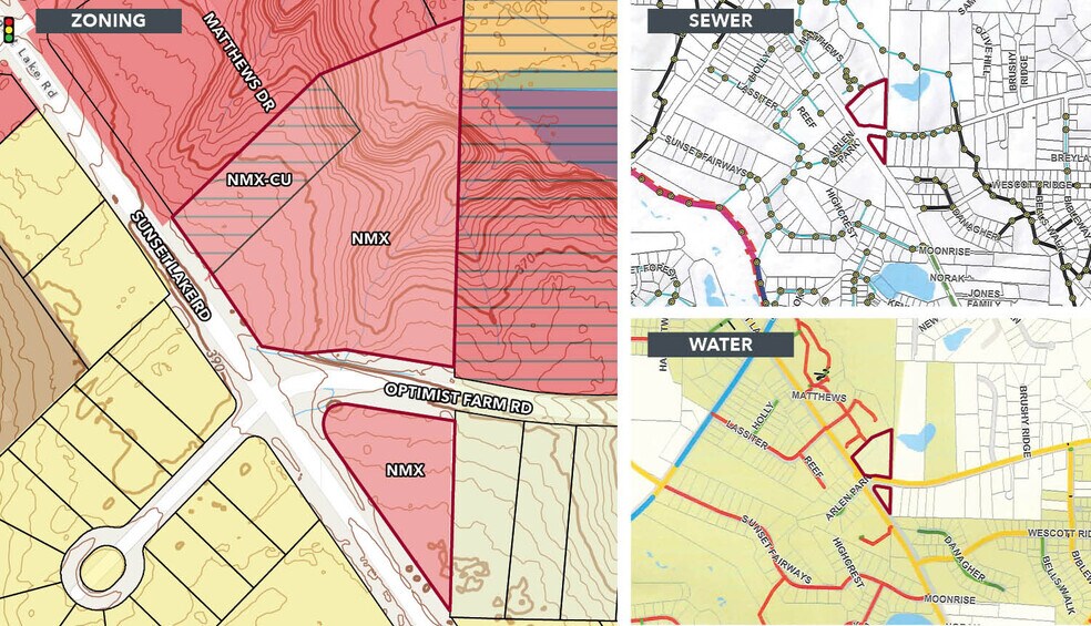 5321 Sunset Lake Rd, Holly Springs, NC à vendre - Aérien - Image 3 de 8