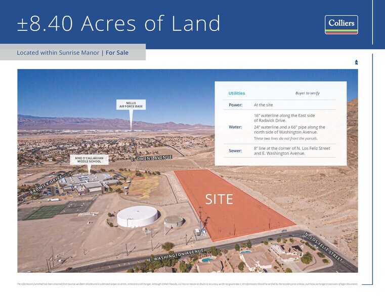 8.40 AC - E. Washington ave, Las Vegas, NV à vendre - Photo du bâtiment - Image 3 de 4