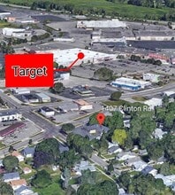 1407 Clinton Rd, Jackson, MI - AERIAL  map view