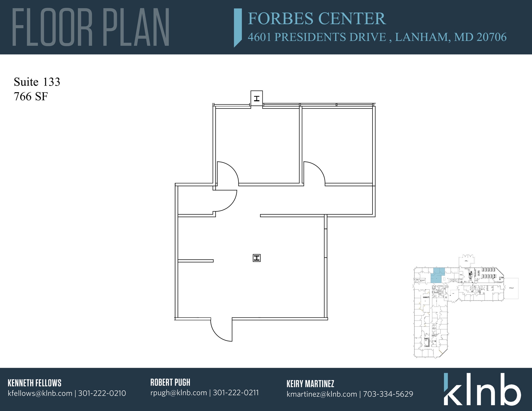4601 Presidents Dr, Lanham, MD for lease Floor Plan- Image 1 of 1