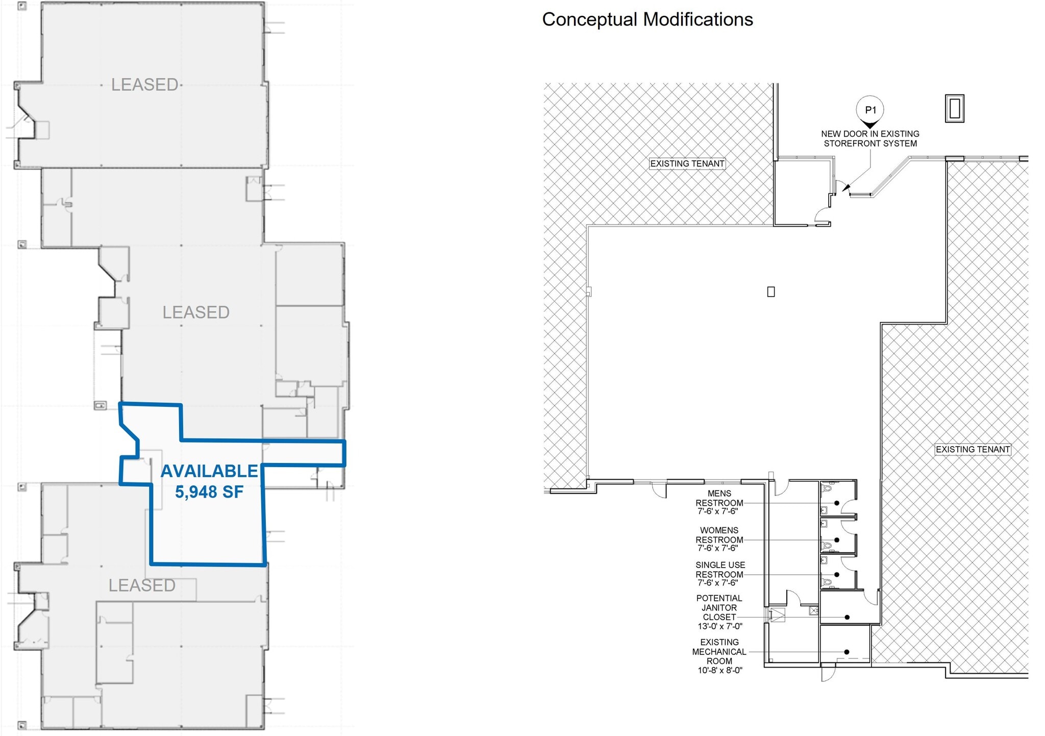 235-241 W Schrock Rd, Westerville, OH à louer Plan d’étage- Image 1 de 2