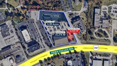 3621 Fern Valley Rd, Louisville, KY - AERIAL  map view