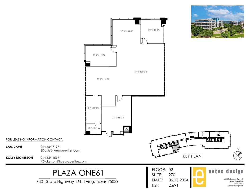 7301 N State Highway 161, Irving, TX for lease Floor Plan- Image 1 of 1