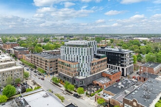 800 N High St, Columbus, OH - AÉRIEN  Vue de la carte
