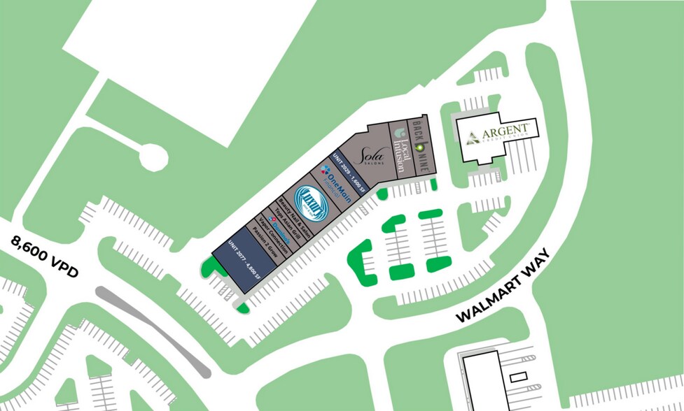 2013-2077 Walmart Way, Midlothian, VA à louer - Photo du bâtiment - Image 2 de 6