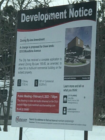 8310 Woodbine Ave, Markham, ON à louer - Photo du bâtiment - Image 2 de 2