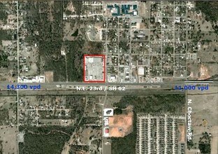 14407 NE 23rd St, Choctaw, OK - AERIAL  map view - Image1