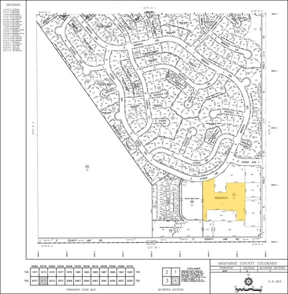 8237 S Holly St, Centennial, CO à louer - Plan cadastral - Image 2 de 4