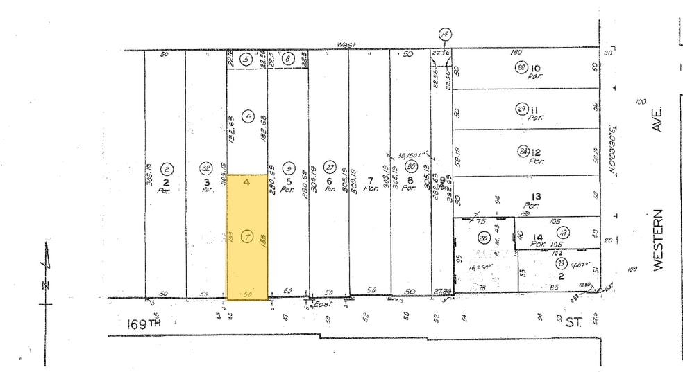 1845 W 169th St, Gardena, CA à vendre - Plan cadastral - Image 3 de 3