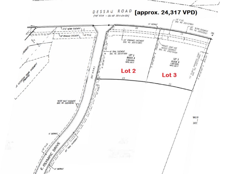 000 TBD Dessau Rd/Olympic Dr Rd, Pflugerville, TX for sale - Building Photo - Image 3 of 4