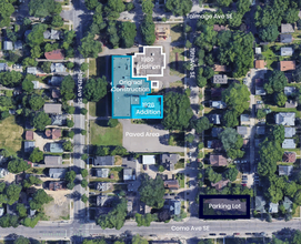 1042 18th Ave SE, Minneapolis, MN - aerial  map view