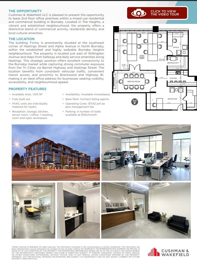 4566-4580 Hastings St, Burnaby, BC for lease Floor Plan- Image 1 of 2
