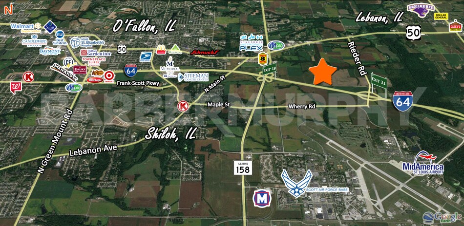 I-64 at Exits 19-21, O'Fallon, IL à vendre - Photo du bâtiment - Image 2 de 2