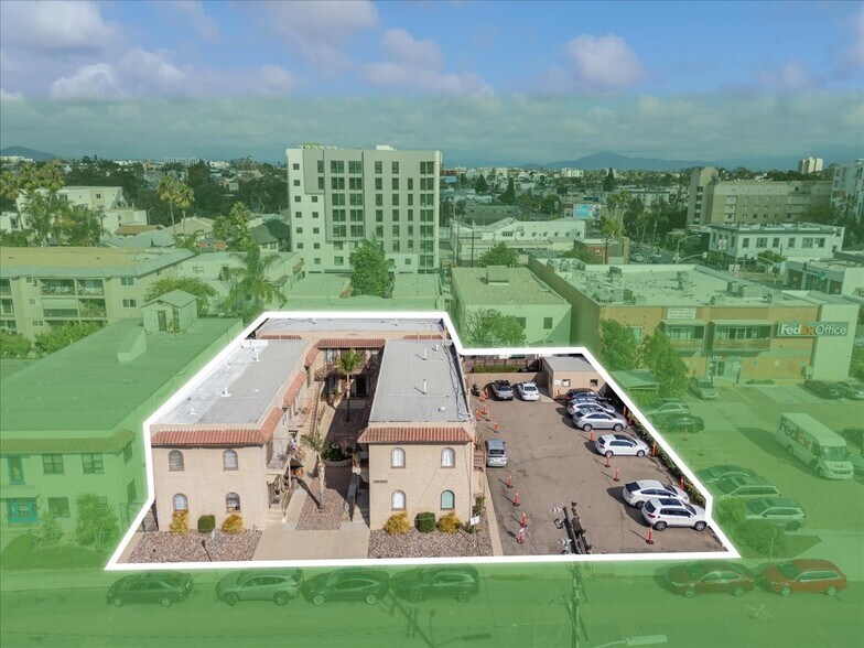 3925-3935 7th Ave, San Diego, CA à vendre - Photo du bâtiment - Image 1 de 20