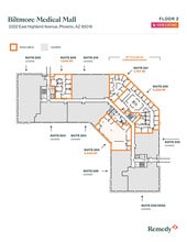 2222 E Highland Ave, Phoenix, AZ à louer Plan d’étage- Image 1 de 1