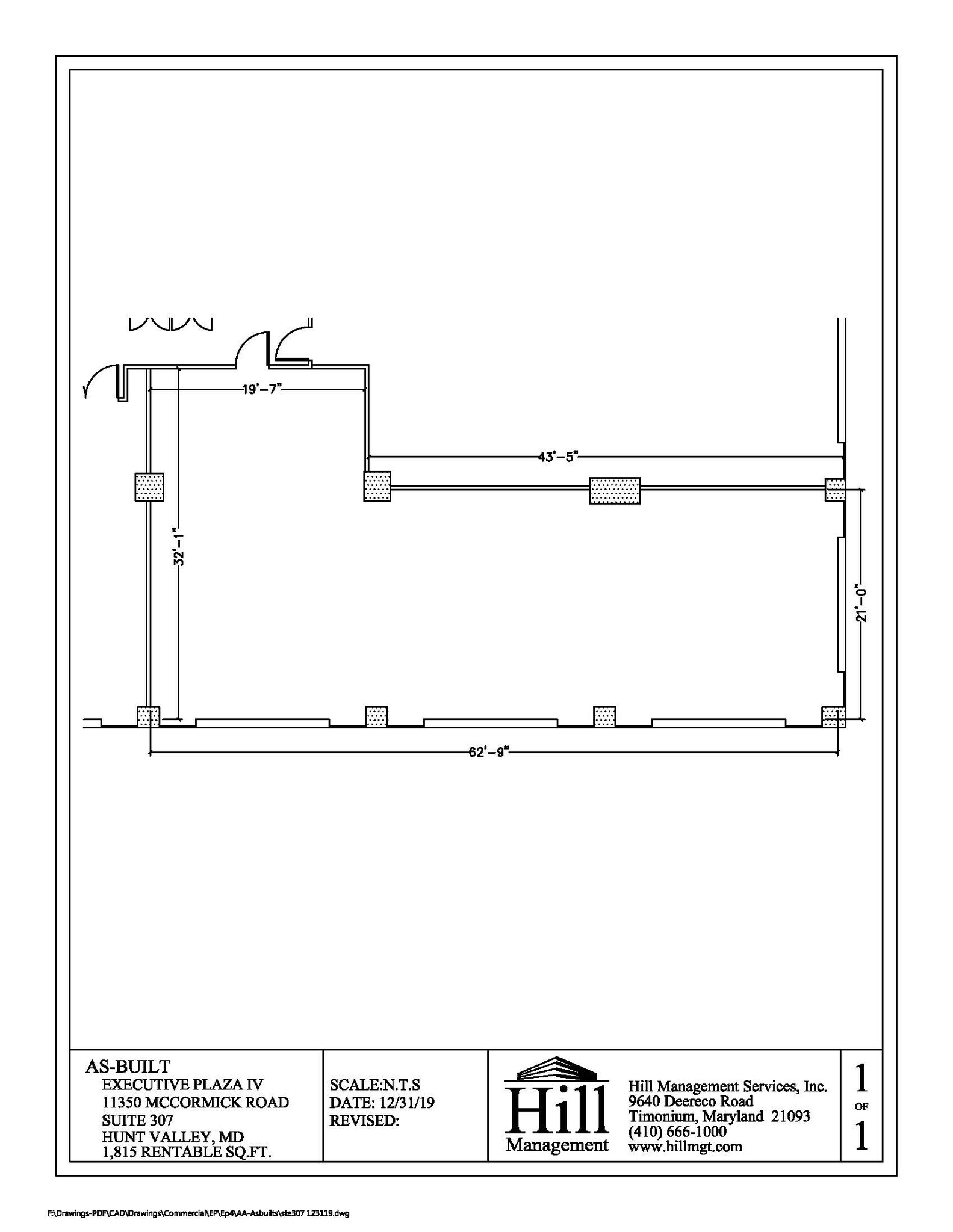 11350 McCormick Rd, Hunt Valley, MD for lease Floor Plan- Image 1 of 1