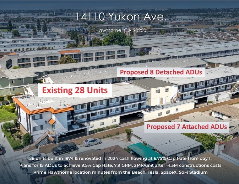 14110 Yukon Ave, Hawthorne, CA à vendre - Photo principale - Image 1 de 28