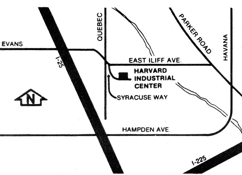 7925 E Harvard Ave, Denver, CO for lease - Site Plan - Image 2 of 3