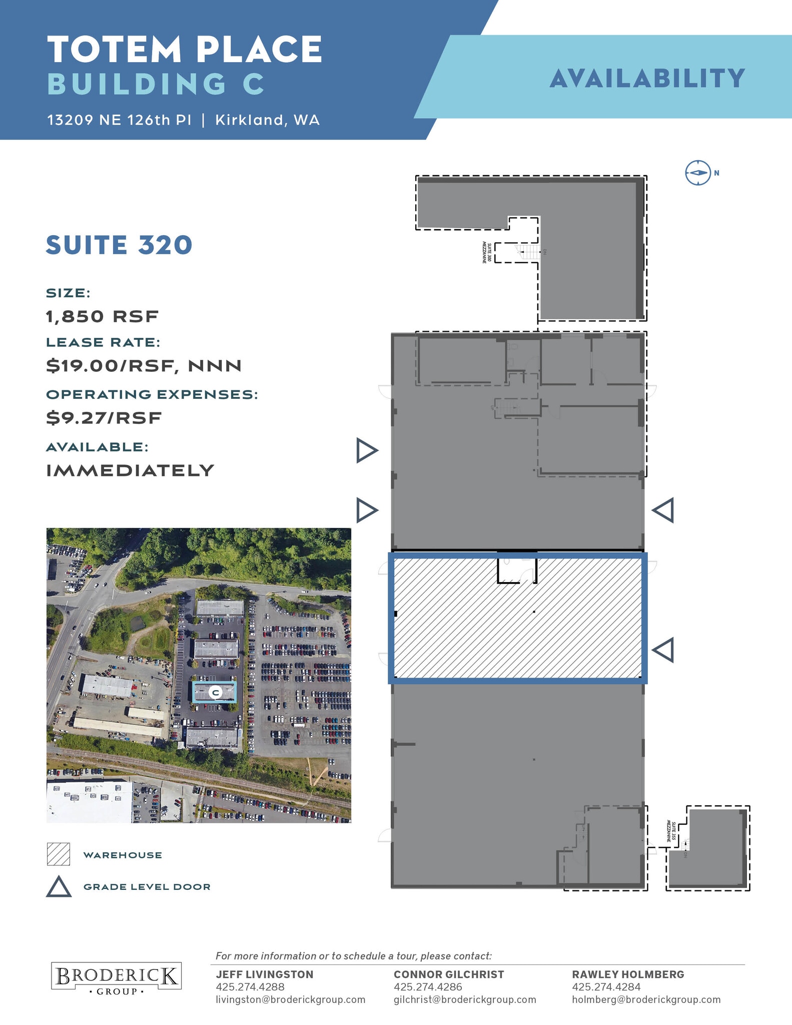 13209 NE 126th Pl, Kirkland, WA for lease Floor Plan- Image 1 of 1