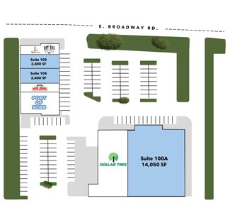 Plus de détails pour 4645 E Broadway Rd, Phoenix, AZ - Vente au détail à louer