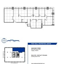 540 5th Ave SW, Calgary, AB for lease Floor Plan- Image 1 of 1