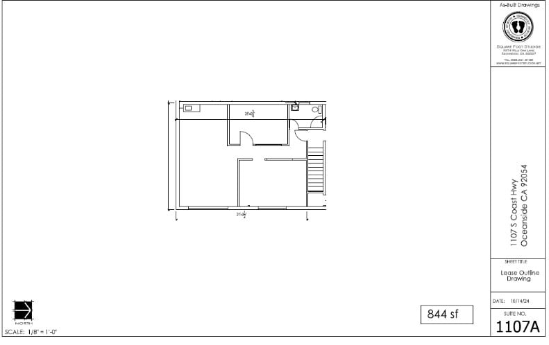 1105-1107 S Coast Hwy, Oceanside, CA for sale Floor Plan- Image 1 of 1